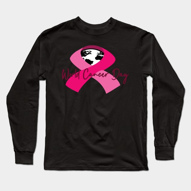 world  Cancer day Long Sleeve T-Shirt by busines_night